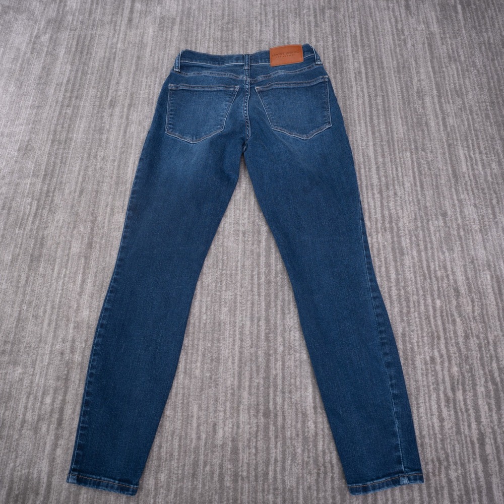 Lucky Brand Ava Skinny Ankle Jeans Womens 2/26 Blue Excellent Mid Rise Stretch - Picture 2 of 12